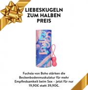 Schwere Liebeskugel Fuchsia von Boho jetzt f&uuml;r nur 23,85 Euro inkl. Versand bei Amorelia