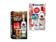 Bacardi Carta Blanca Rum/ Razz/Oakheart Spiced Rum+1Fl.Sprite oder Coca Cola gratis f&uuml;r 8,88&euro; 