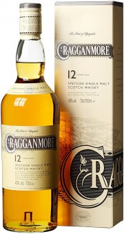 Cragganmore 12 Jahre Speyside Single Malt Scotch Whisky (1 x 0.7 l) 