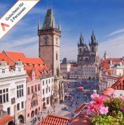 Kurzreise Prag 3 Tage f&uuml;r 2 Personen mit Fr&uuml;hst&uuml;ck 2 Hotels zur Wahl Gutschein 49,98 &euro;&nbsp;statt 143 &euro;