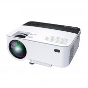 ExquizOn T5 - Mini LED LCD Projektor Beamer mit 1800 Lumen IR Sensor 1080P