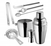 8 teiliges Edelstahl Cocktail Shaker Bar Set bei Ebay 17,89 Euro statt 