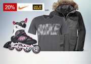 20% auf Sportartikel von Nike,Jack Wolfskin u.v.m bei Galeria Kaufhof
