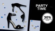 30% auf ausgew&auml;hlte Schuhe der Partykollektion bei Deichmann