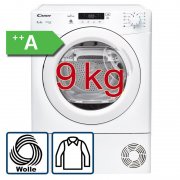 Candy XXL W&auml;rmepumpentrockner 9kg W&auml;schetrockner Kondens Trockner f&uuml;r 322,15&euro; statt 399&euro;