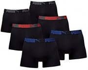 PUMA Herren Boxershort Basic Limited Black Edition 6er Pack