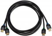 AmazonBasics HDMI-Kabel (Ethernet, 3D, und Audio-Return) 2 m - 2 St&uuml;ck 