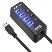 USB Hub Atolla 4-port USB 3.0 Hub Multi USB Ports mit Schalter