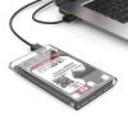  2,5 Zoll Transparent Festplattengeh&auml;use f&uuml;r HDD / SSD f&uuml;r nur 3,92&euro; inkl. Versand