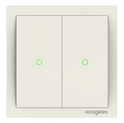 2-facher WiFi Smart Lichtschalter von Koogeek f&uuml;r Apple HomeKit f&uuml;r nur 39,99 Euro inkl. Versand