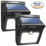 2 St. Neloodony LED Aussen Solarleuchte (Bewegungsmelder) f&uuml;r 8,99&euro; inkl. Versand (prime)