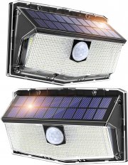 2 St&uuml;ck AloftSun 300 LEDs Solarlampen mit Bewegungsmelder