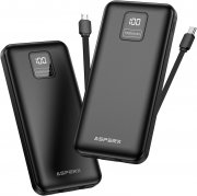 2 St&uuml;ck AsperX 10000mAh Slim Powerbank