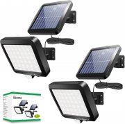 2 St&uuml;ck BENMA 56 LEDs Solarlampen mit Bewegungsmelder