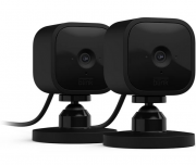 2 St&uuml;ck Blink Mini smarte Indoor HD &Uuml;berwachungskamera mit Nachtsicht, Bewegungserfassung und Alexa