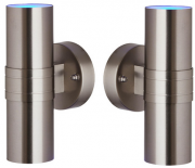 2 St&uuml;ck Brilliant Sanders Tuya Smart LED RGBW Wandleuchten mit Sprachsteuerung 