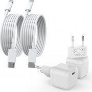 2 St&uuml;ck Cyclingkit 20W USB C iPhone Ladeger&auml;te mit Kabel MFi-zertifiziert