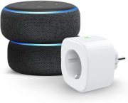 2 St&uuml;ck Echo Dot (3. Gen.) + Meross Smart Plug WLAN-Steckdose mit Alexa