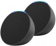 2 St&uuml;ck Echo Pop smarter WLAN- und Bluetooth-Lautsprecher mit Alexa Sprachsteuerung
