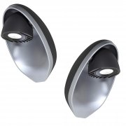 2 St&uuml;ck Eco Light 9 W Wandleuchten