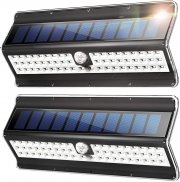 2 St&uuml;ck EZBASICS 56er LED Solar Au&szlig;enleuchten mit Bewegungssensor