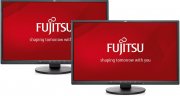 2 St&uuml;ck Fujitsu E-Line E22-8 TS Pro LED-Monitore - 21,5 Zoll FHD, IPS, 5ms, DVI-D, VGA, DisplayPort