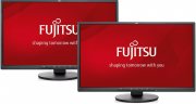2 St&uuml;ck Fujitsu E-Line E22-8 TS Pro LED-Monitore - 21,5 Zoll FHD, IPS, 5ms, DVI-D, VGA, DisplayPort