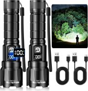 2 St&uuml;ck GEARLITE aufladbare LED Taschenlampen mit 3 Lichtmodi