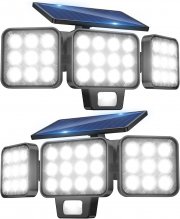 2 St&uuml;ck GEARLITE LED Solarlampen mit Bewegungsmelder