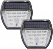 2 St&uuml;ck Hsility 138 LEDs Au&szlig;en Solarleuchten mit 3 Beleuchtungsmodi