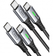 2 St&uuml;ck INIU USB C auf USB C 100W Schnellladekabel