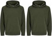 2 St&uuml;ck JACK & JONES Staple Sweat Herren Kapuzen-Pullover Hoodie mit Logo
