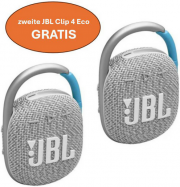 2 St&uuml;ck JBL Clip 4 ECO Tragbarer Bluetooth-Lautsprecher