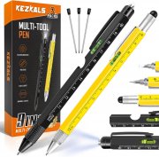 2 St&uuml;ck KEZKALS 9-in-1 Multifunktions-Kugelschreiber