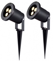 2 St&uuml;ck LED's Light Samara Bodenleuchte GU10 IP54