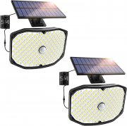 2 St&uuml;ck LEDYA 146 LEDs Solarlampen mit Bewegungsmelder