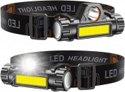 2 St&uuml;ck LETOUR LT-HL002EU wiederaufladbare Ultra-Light LED Stirnlampen
