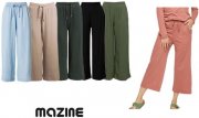 2 St&uuml;ck MAZINE Chilly Damen Jersey-Strick Freizeit-Hosen in vielen Farben