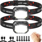 2 St&uuml;ck MLIAIMCE wiederaufladbare LED Stirnlampen