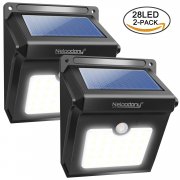 2 St&uuml;ck Neloodony LED Aussen Solarleuchte (Bewegungsmelder) f&uuml;r 8,99 &euro; statt 17,99 &euro;