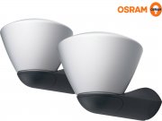 2 St&uuml;ck Osram Endura Style Lantern Bowl Wandleuchten