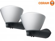 2 St&uuml;ck Osram Endura Style LED-Laternenlampen mit Sensor