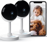 2 St&uuml;ck Owltron Indoor Wlan &Uuml;berwachungskameras mit App und Alexa