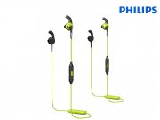 2 St&uuml;ck Philips SHQ6500CL Actionfit RunFree Bluetooth-In-Ear Kopfh&ouml;rer