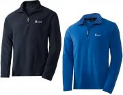 2 St&uuml;ck Reusch Fleeceshirt mit Zipper in 4 Farben