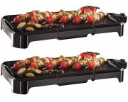 2 St&uuml;ck Russell Hobbs Classics Teppan-Yaki Party Tischgrills