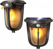 2 St&uuml;ck &lrm;Shuniu E14 COB Solar Aussenleuchten mit Bewegungssensor