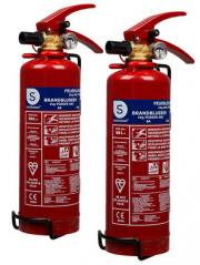 2 St&uuml;ck Smartwares BB1 Feuerl&ouml;scher Pulver 1 kg