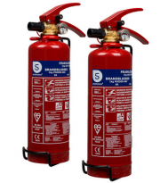 2 St&uuml;ck Smartwares BB1 Feuerl&ouml;scher Pulver 1 kg