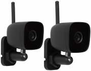 2 St&uuml;ck Smartwares CIP-39330 Mini Full HD WLAN Outdoor &Uuml;berwachungskameras
